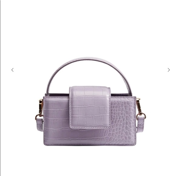 Croc-effect mini bag - Picture 3 of 4